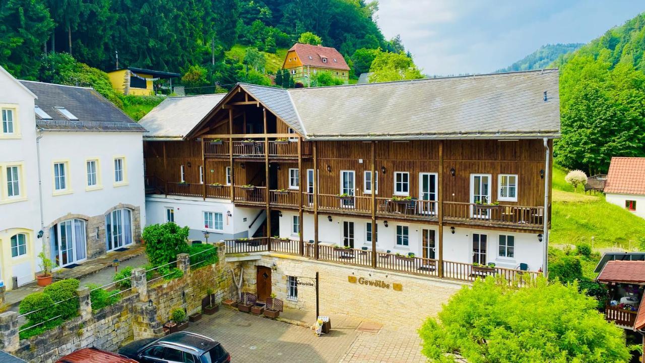 Apartments Erbgericht Bad Schandau Exterior foto
